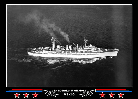 USS Howard W Gilmore AS-16 Canvas Photo Print