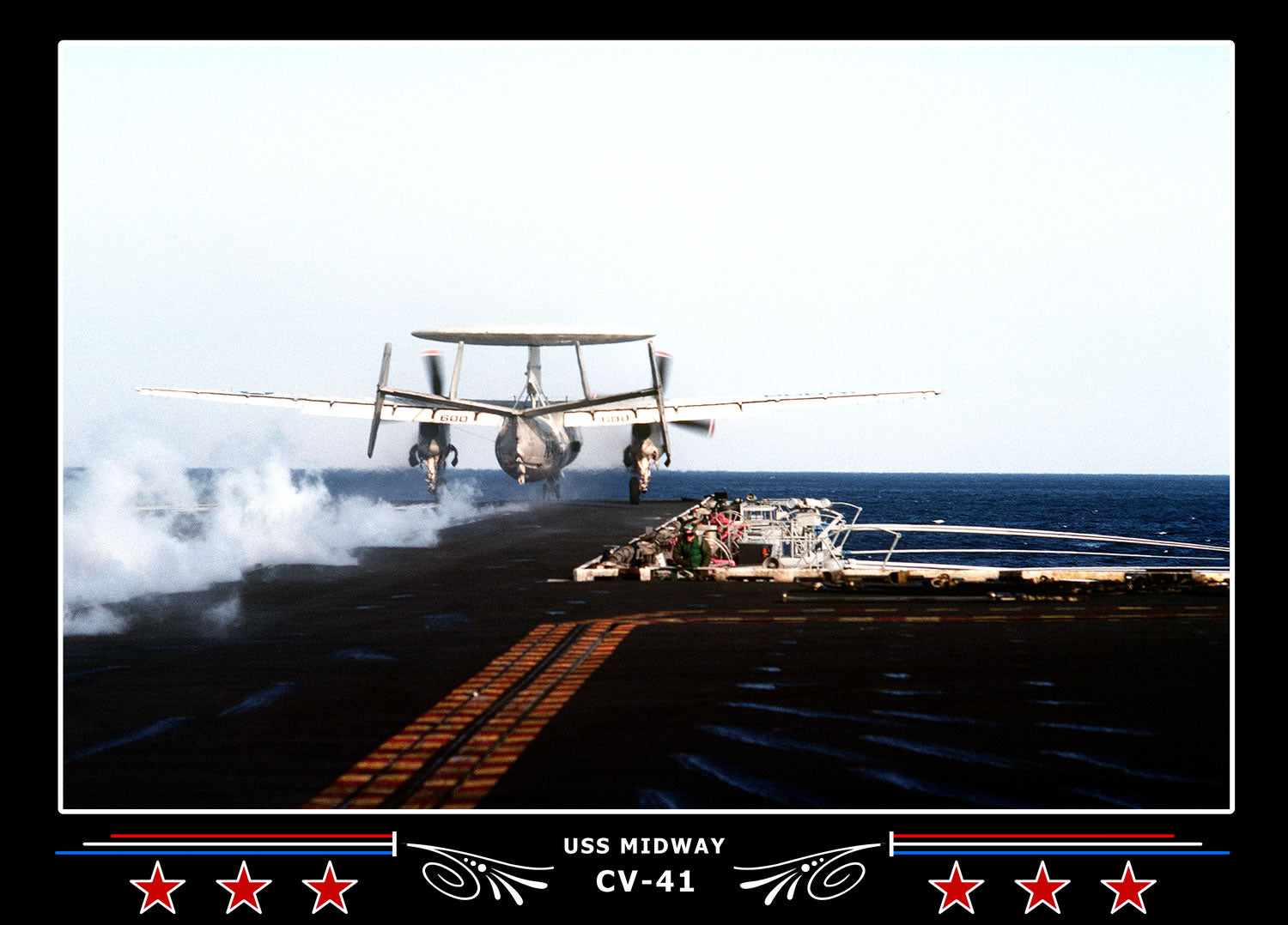 USS Midway CV-41 Canvas Photo Print