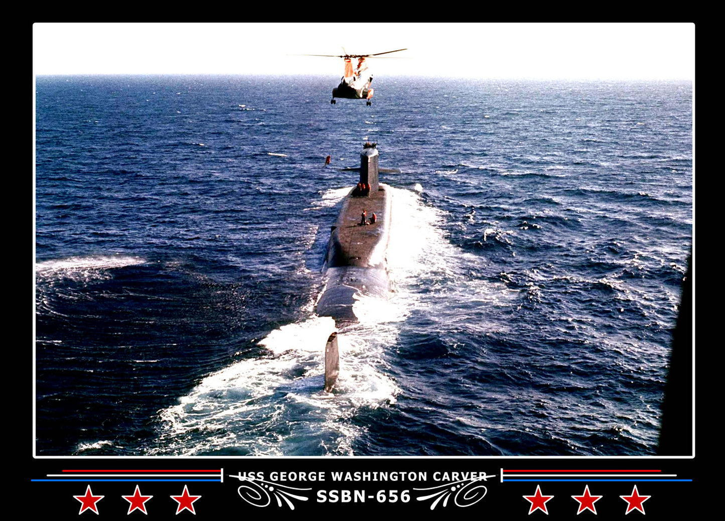 USS George Washington Carver SSBN-656 Canvas Photo Print
