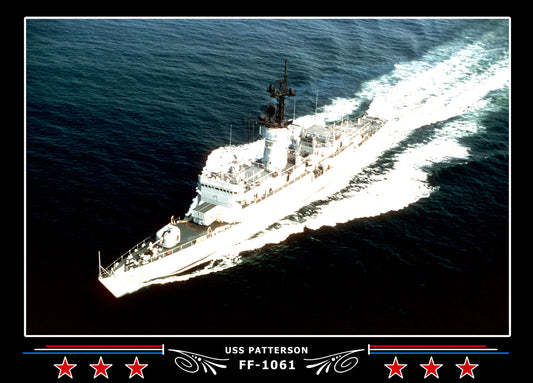 USS Patterson FF-1061 Canvas Photo Print