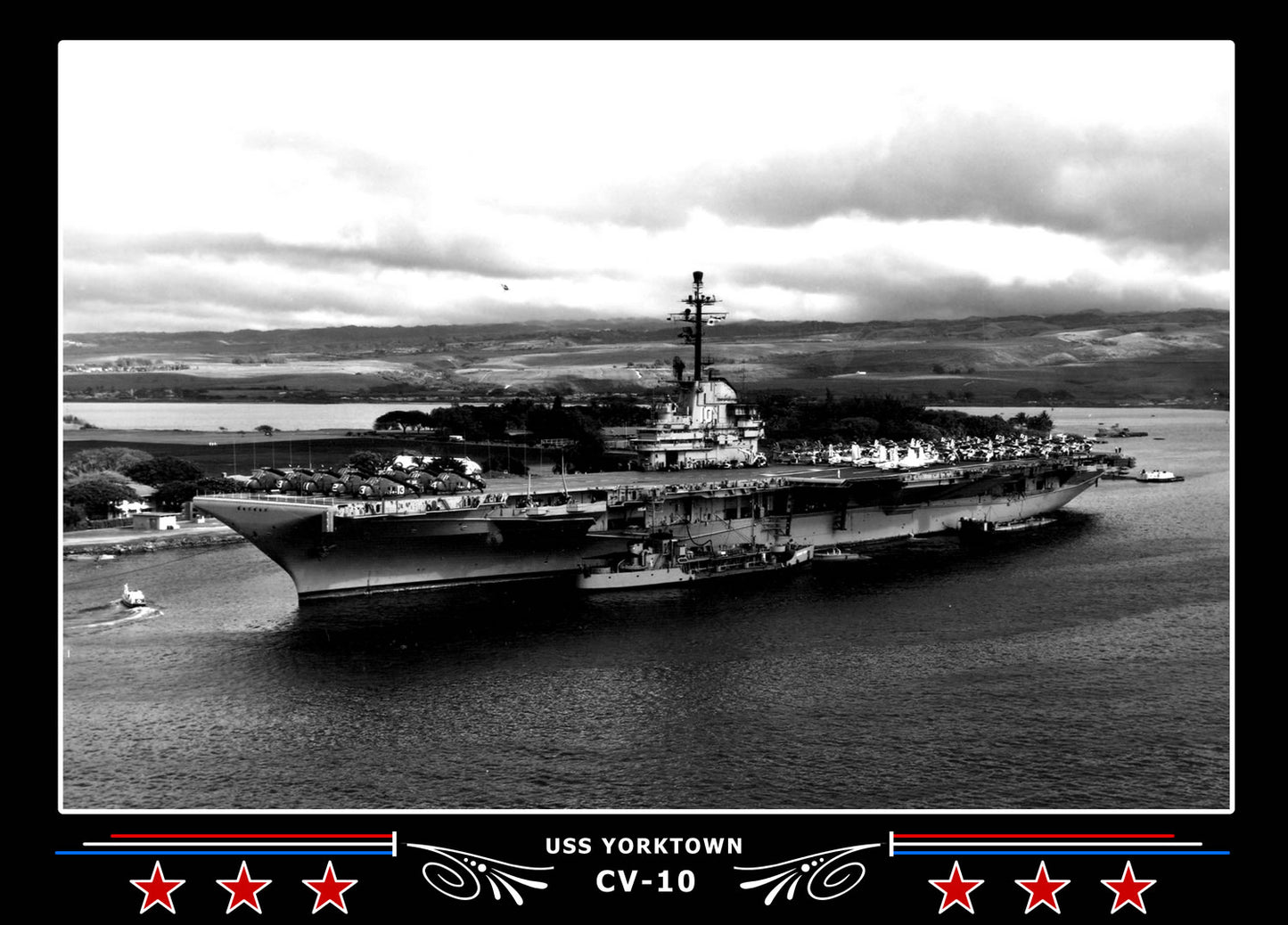 USS Yorktown CV-10 Canvas Photo Print