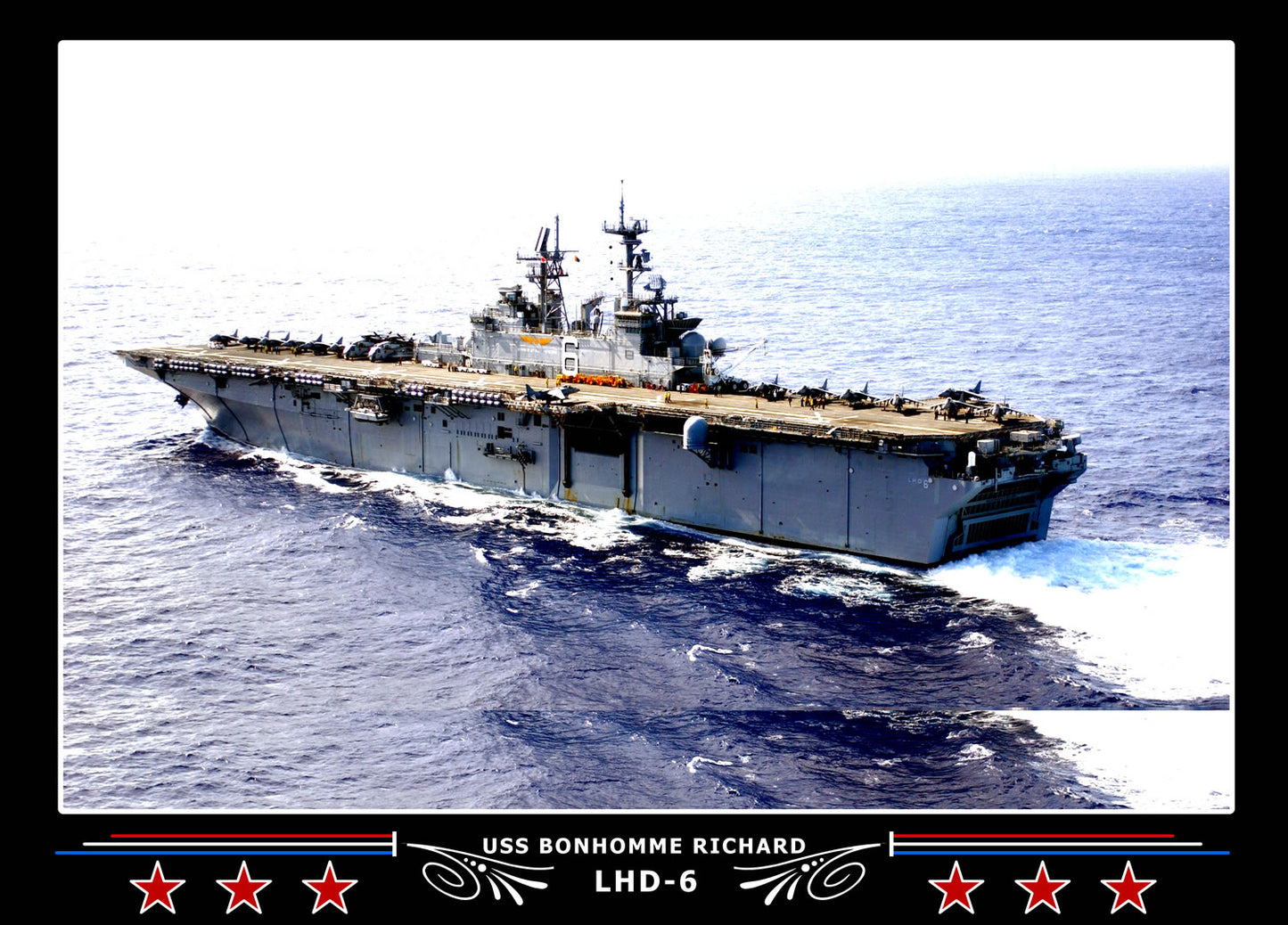 USS Bonhomme Richard LHD6 Canvas Photo Print