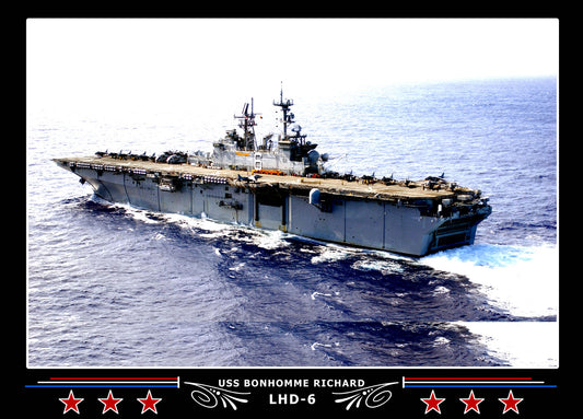 USS Bonhomme Richard LHD6 Canvas Photo Print