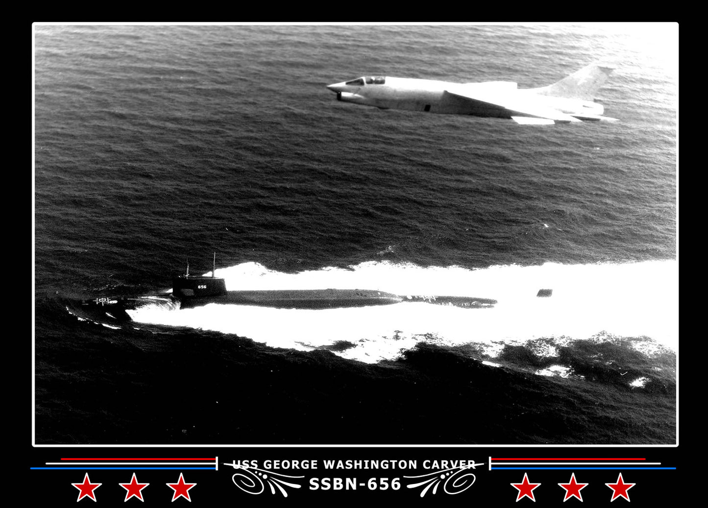 USS George Washington Carver SSBN-656 Canvas Photo Print