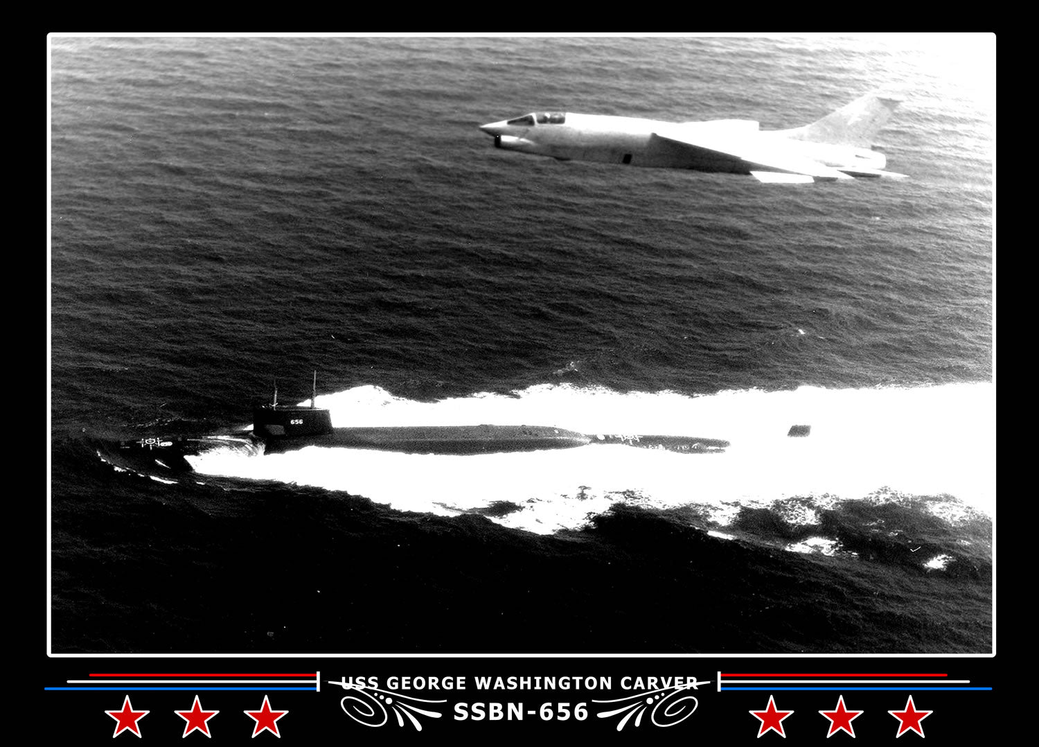 USS George Washington Carver SSBN-656 Canvas Photo Print