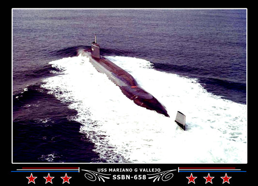 USS Mariano G Vallejo SSBN-658 Canvas Photo Print