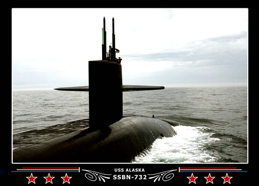 USS Alaska SSBN-732 Canvas Photo Print