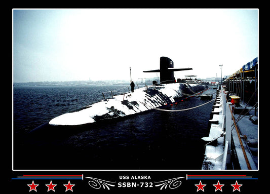 USS Alaska SSBN-732 Canvas Photo Print