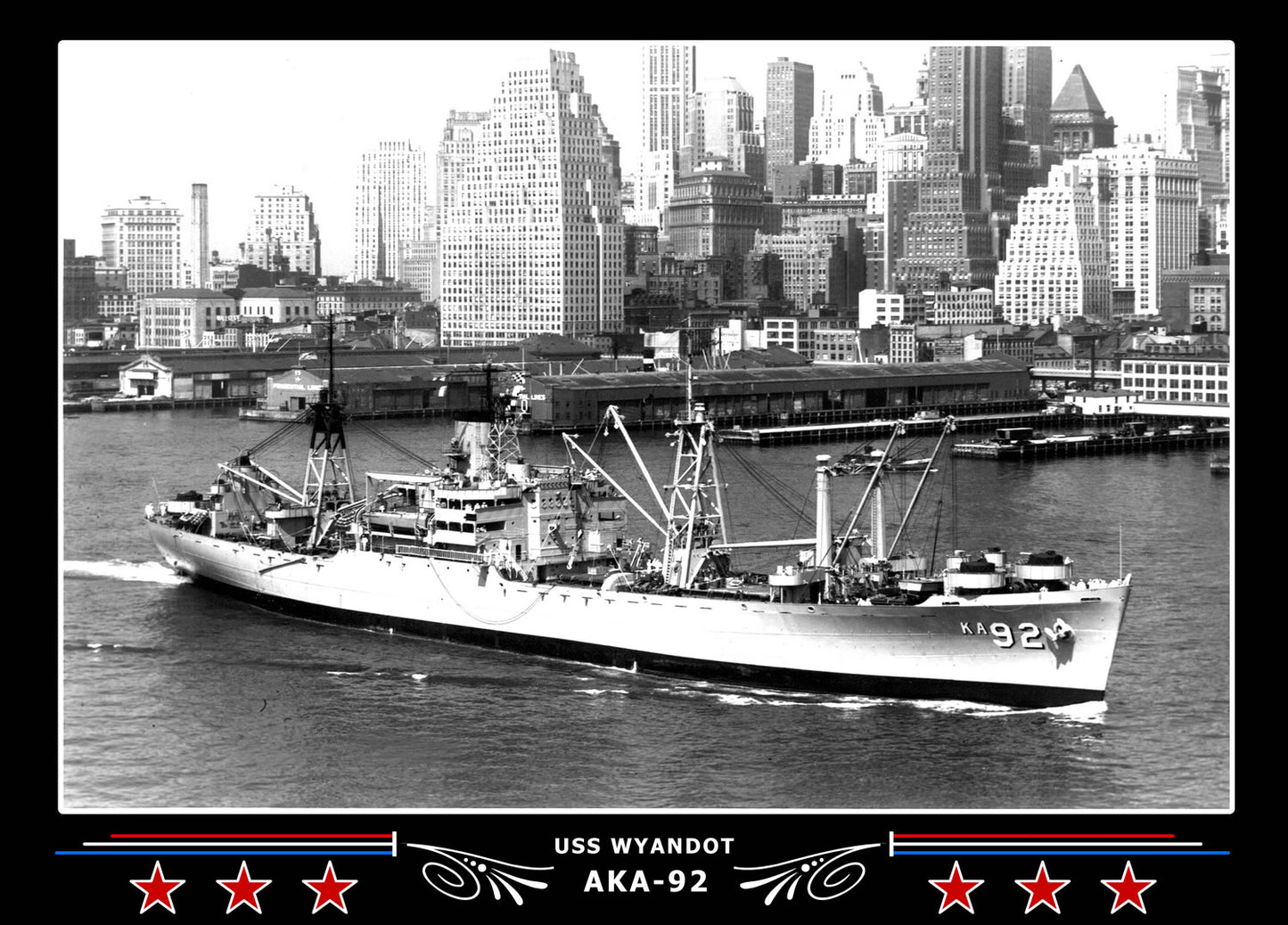 USS Wyandot AKA92 Canvas Photo Print