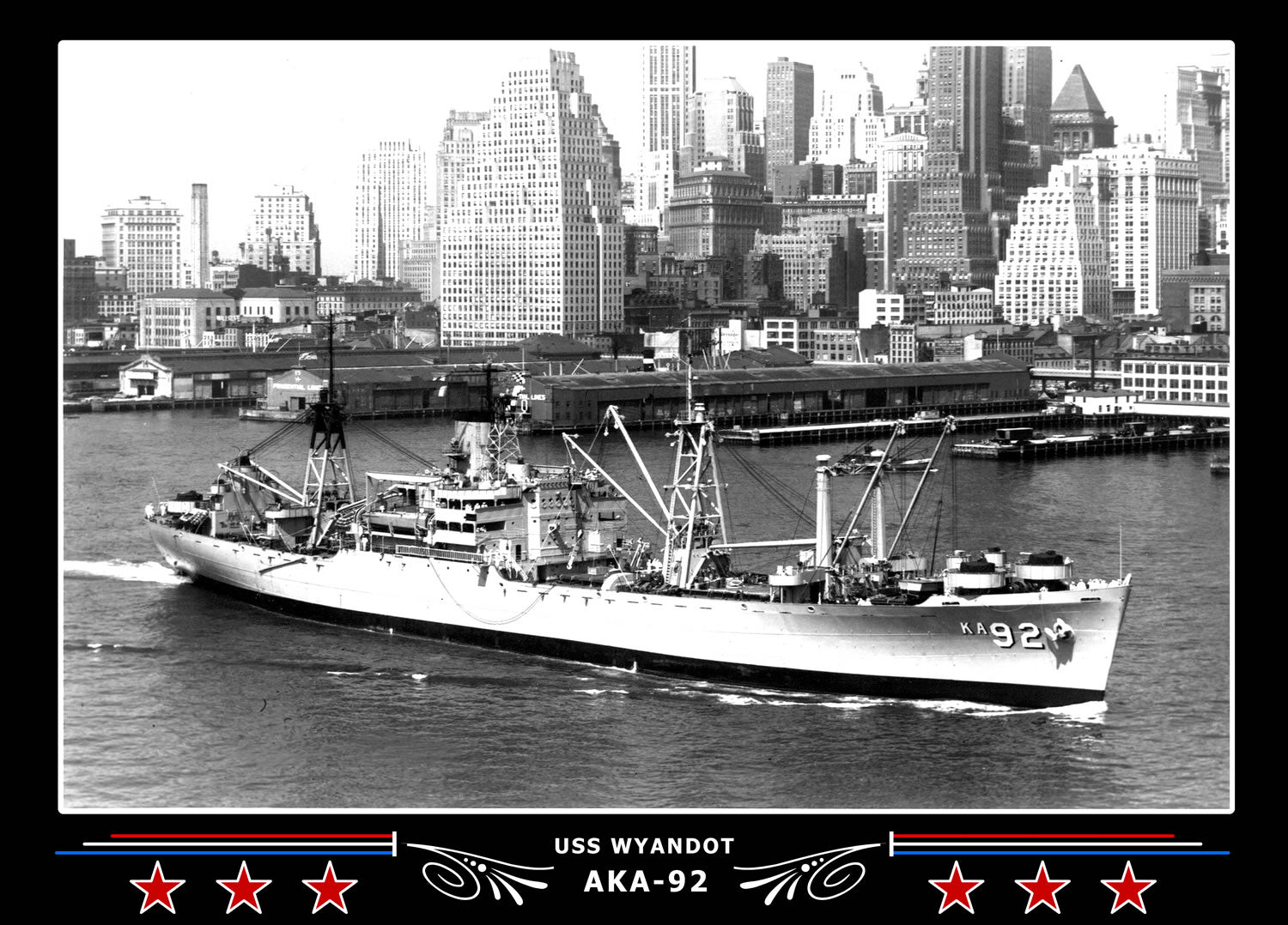 USS Wyandot AKA92 Canvas Photo Print