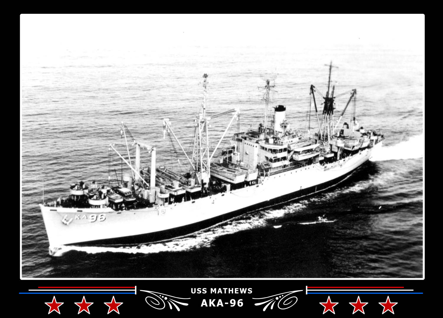 USS Mathews AKA96 Canvas Photo Print – Navy Emporium