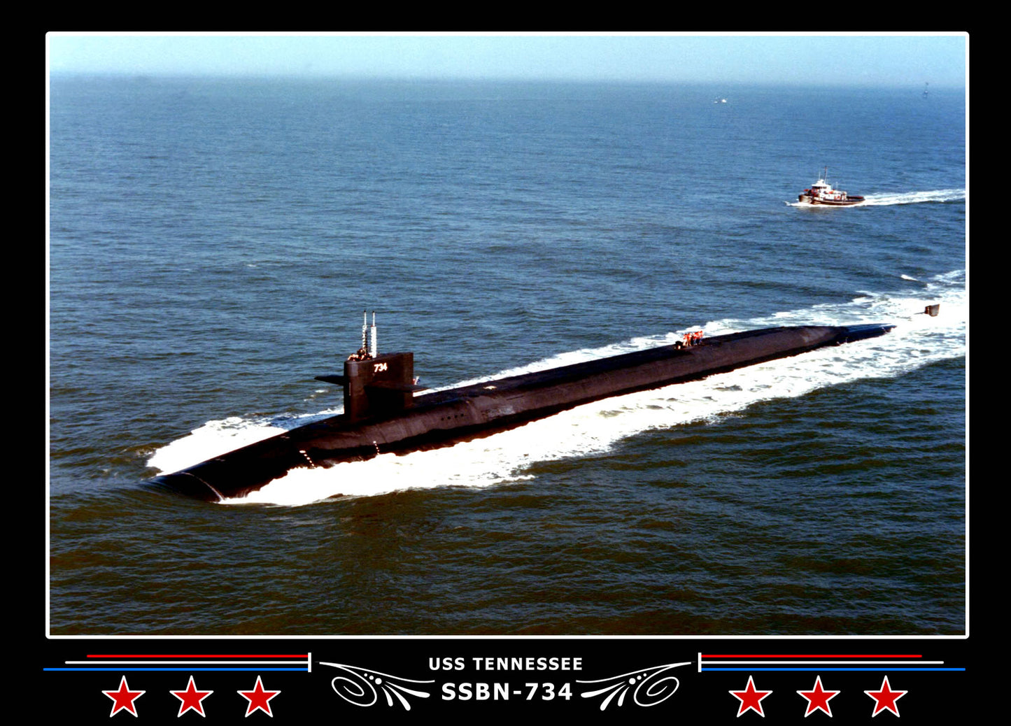 USS Tennessee SSBN-734 Canvas Photo Print