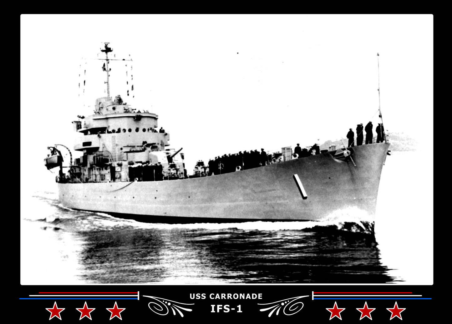 USS Carronade IFS1 Canvas Photo Print