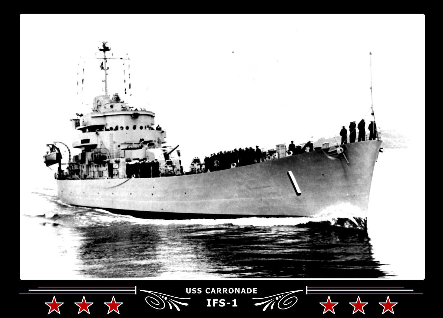 USS Carronade IFS1 Canvas Photo Print