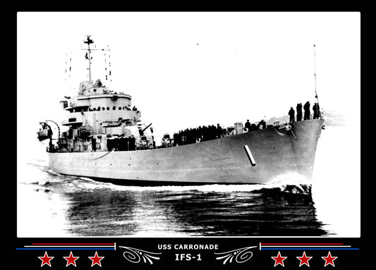 USS Carronade IFS1 Canvas Photo Print