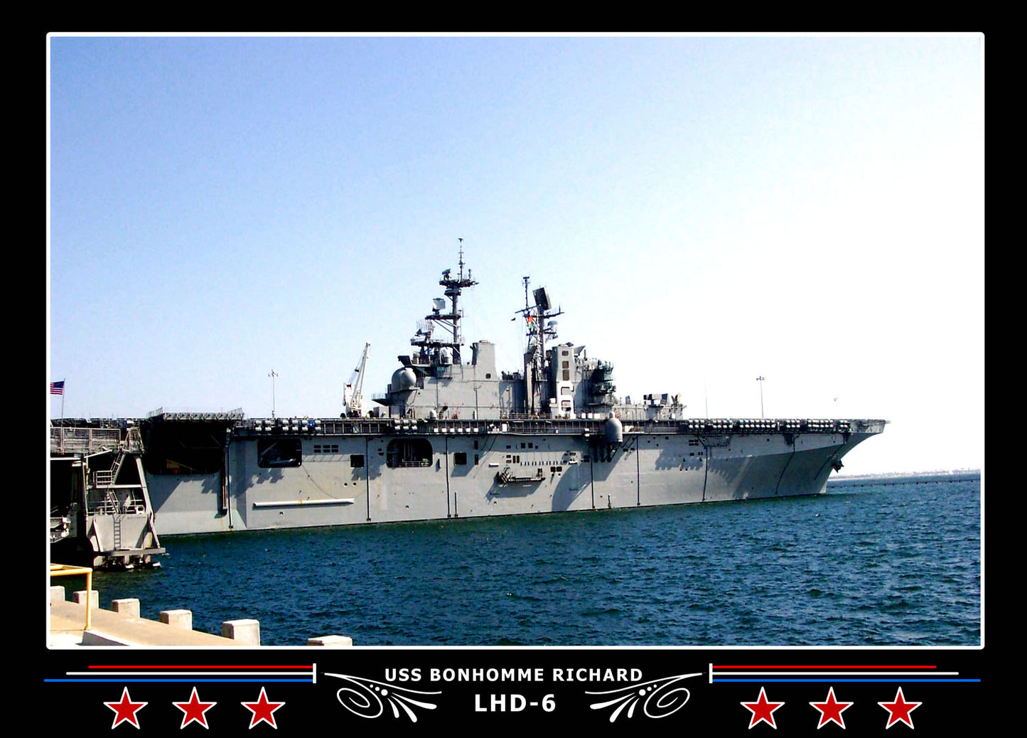 USS Bonhomme Richard LHD6 Canvas Photo Print
