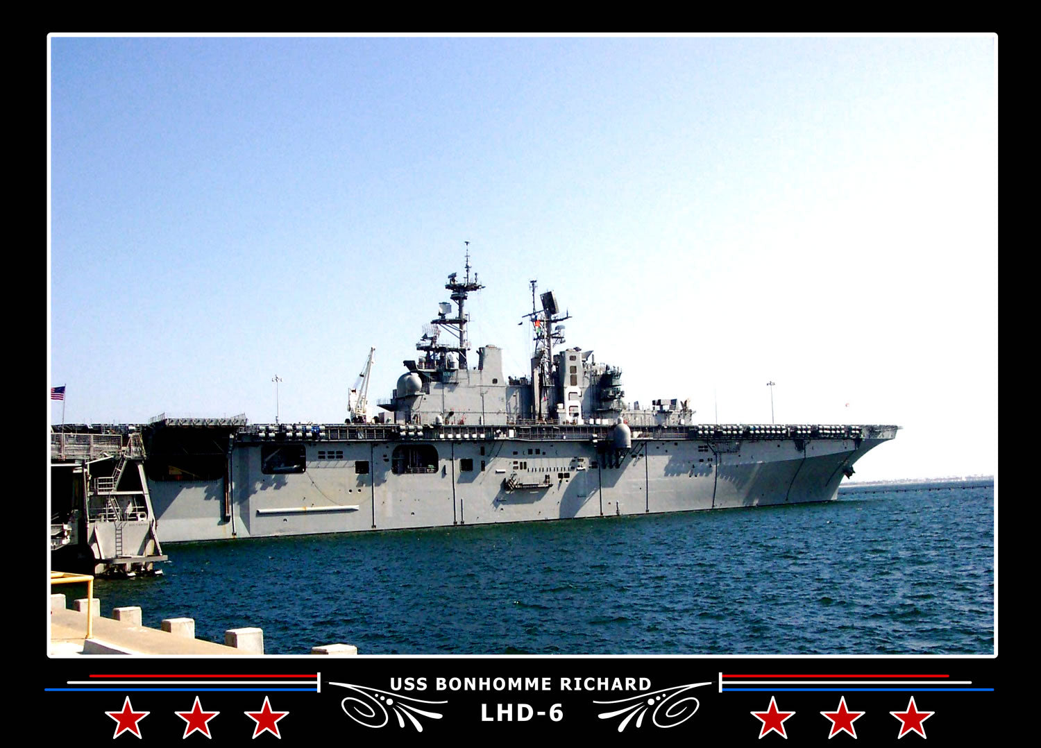 USS Bonhomme Richard LHD6 Canvas Photo Print