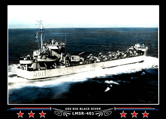 USS Big Black River LMSR401 Canvas Photo Print
