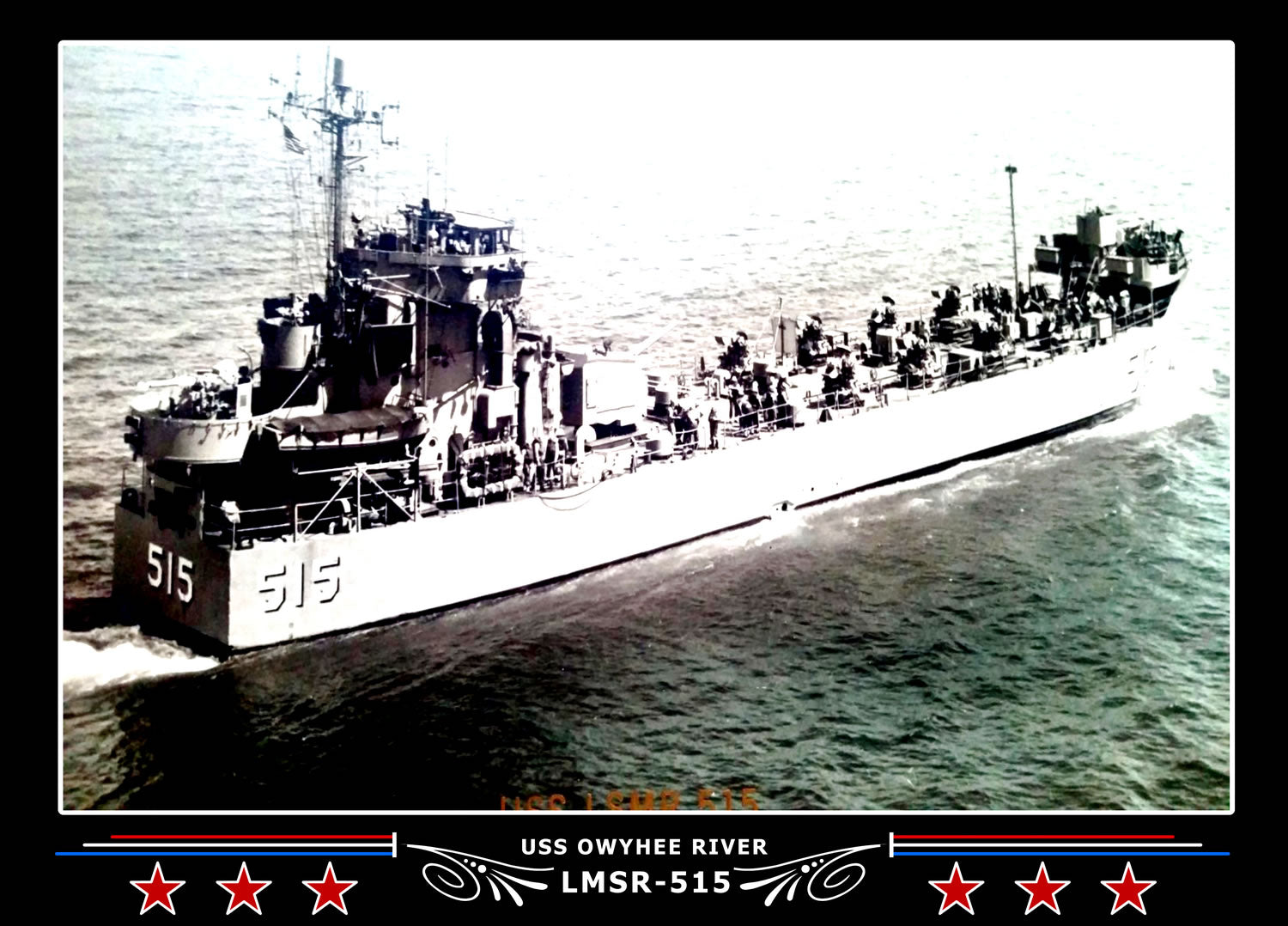 USS Owyhee River LMSR515 Canvas Photo Print