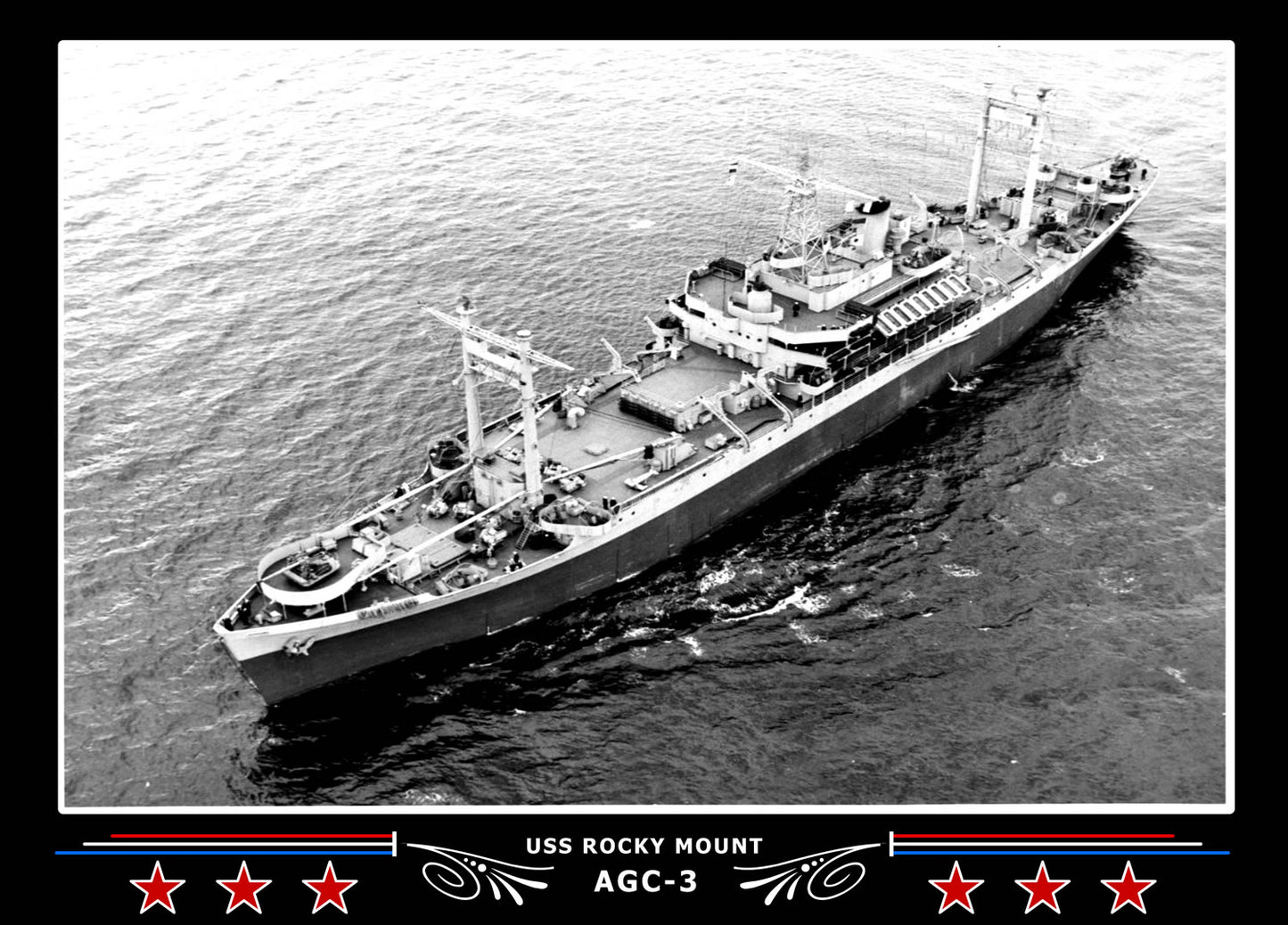 USS Rocky Mount AGC3 Canvas Photo Print