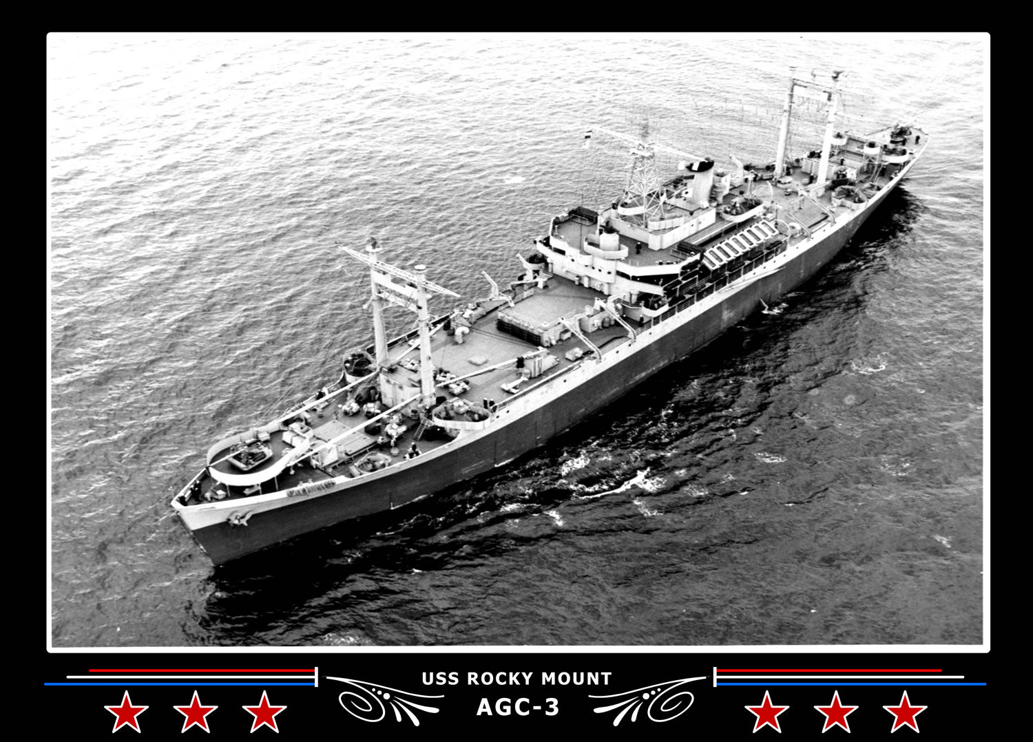 USS Rocky Mount AGC3 Canvas Photo Print