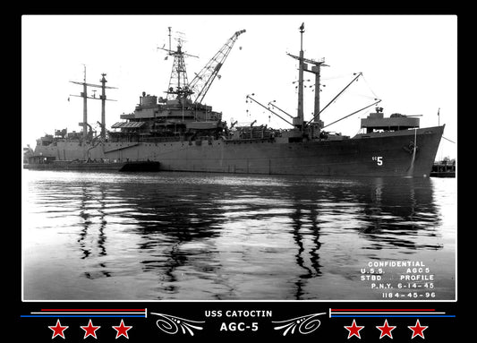 USS Catoctin AGC5 Canvas Photo Print