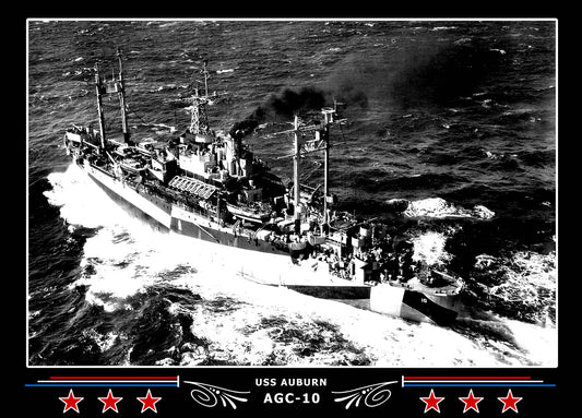 USS Auburn AGC10 Canvas Photo Print