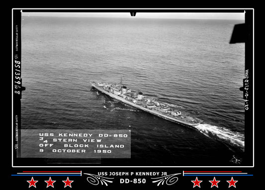 USS Joseph P Kennedy Jr DD-850 Canvas Photo Print