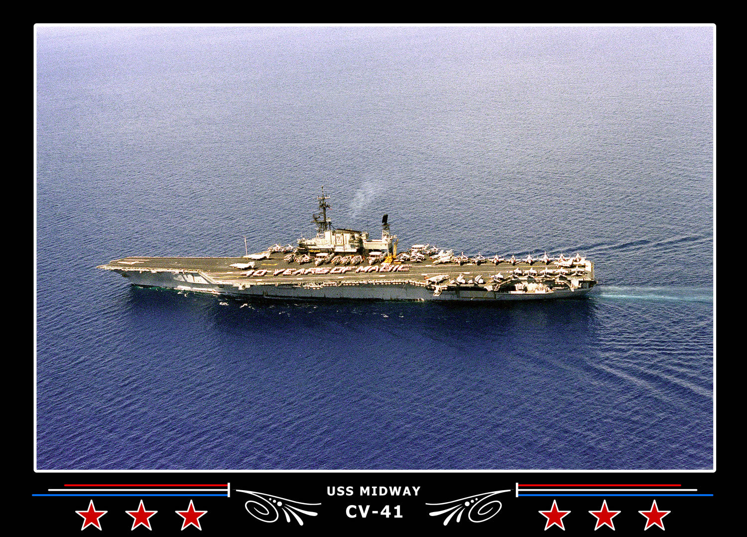 USS Midway CV-41 Canvas Photo Print