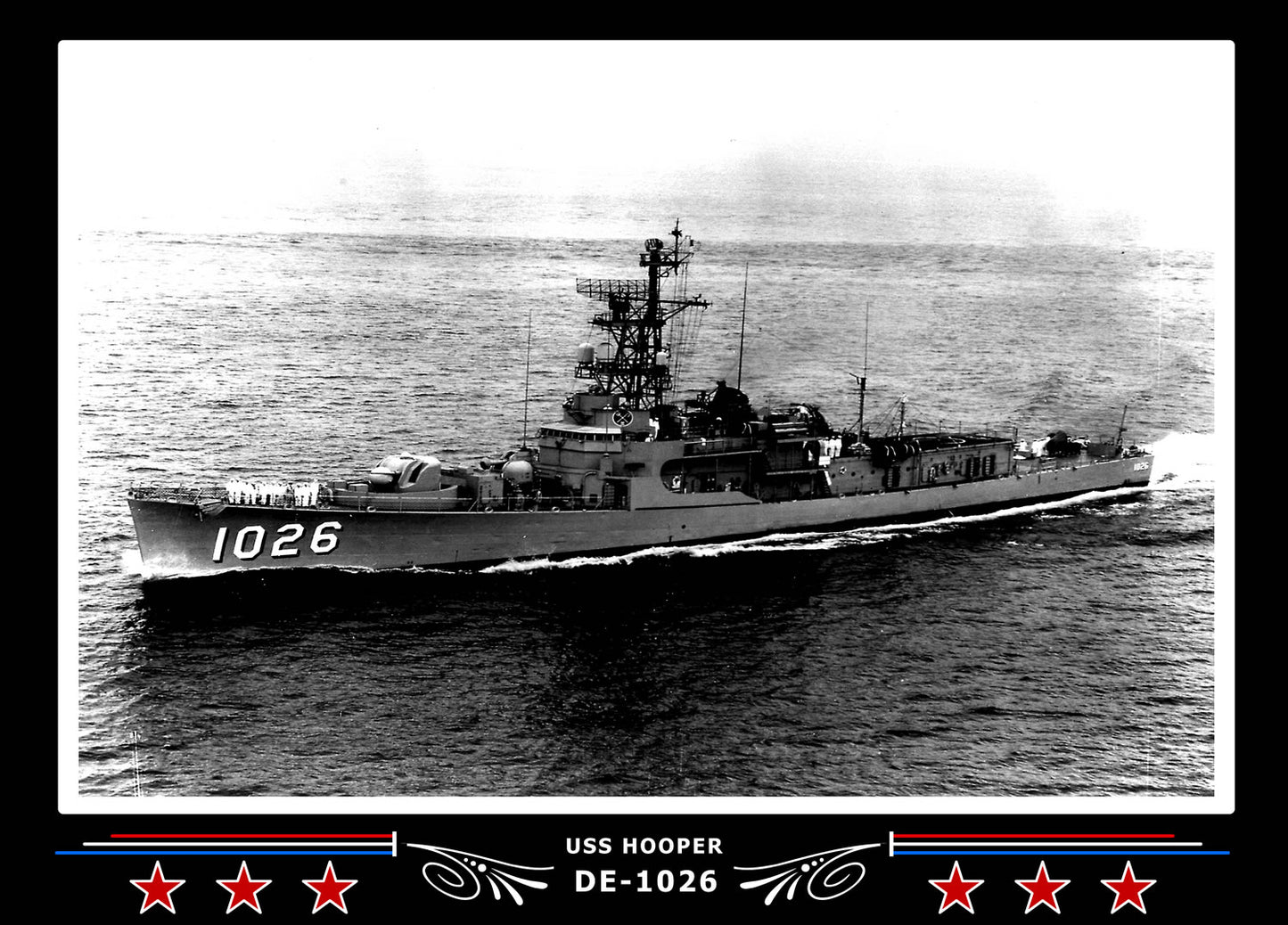 USS Hooper DE-1026 Canvas Photo Print