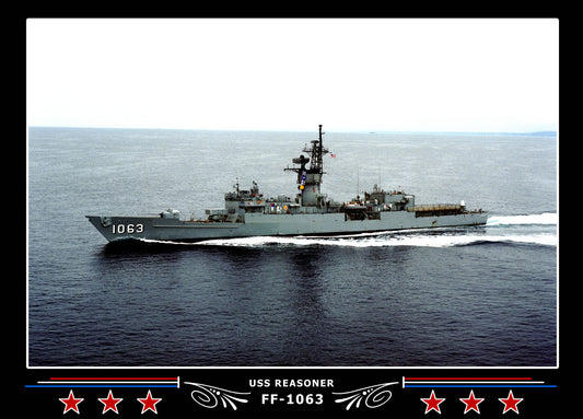 USS Reasoner FF-1063 Canvas Photo Print