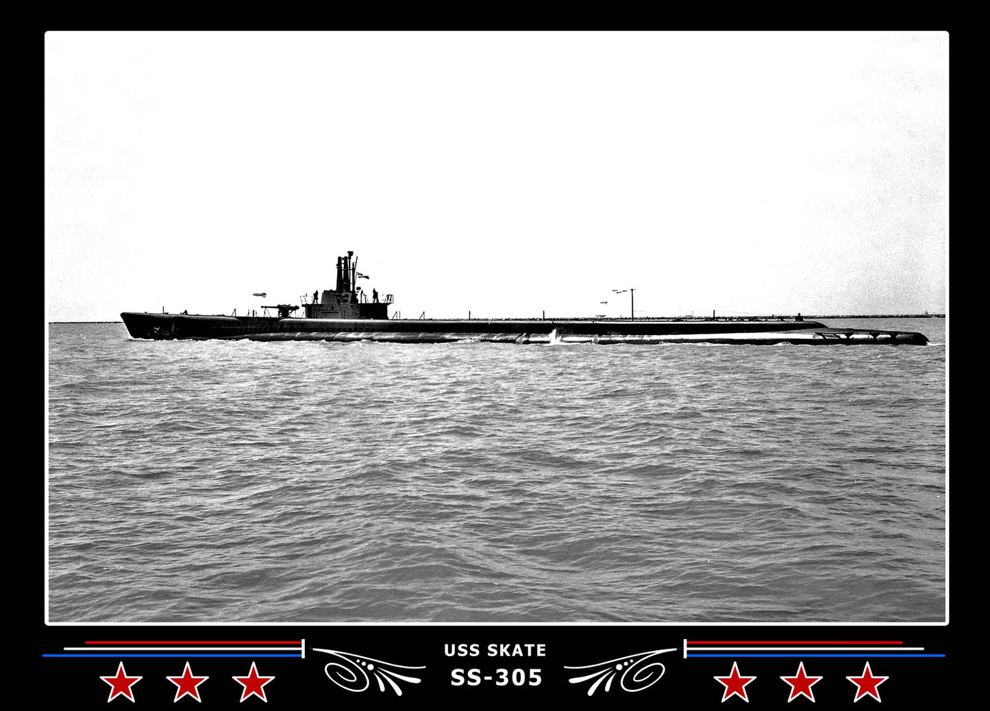 USS Skate SS-305 Canvas Photo Print