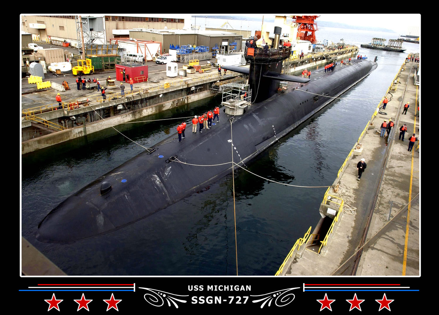 USS Michigan SSGN-727 Canvas Photo Print