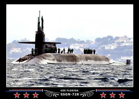 USS Florida SSGN-728 Canvas Photo Print