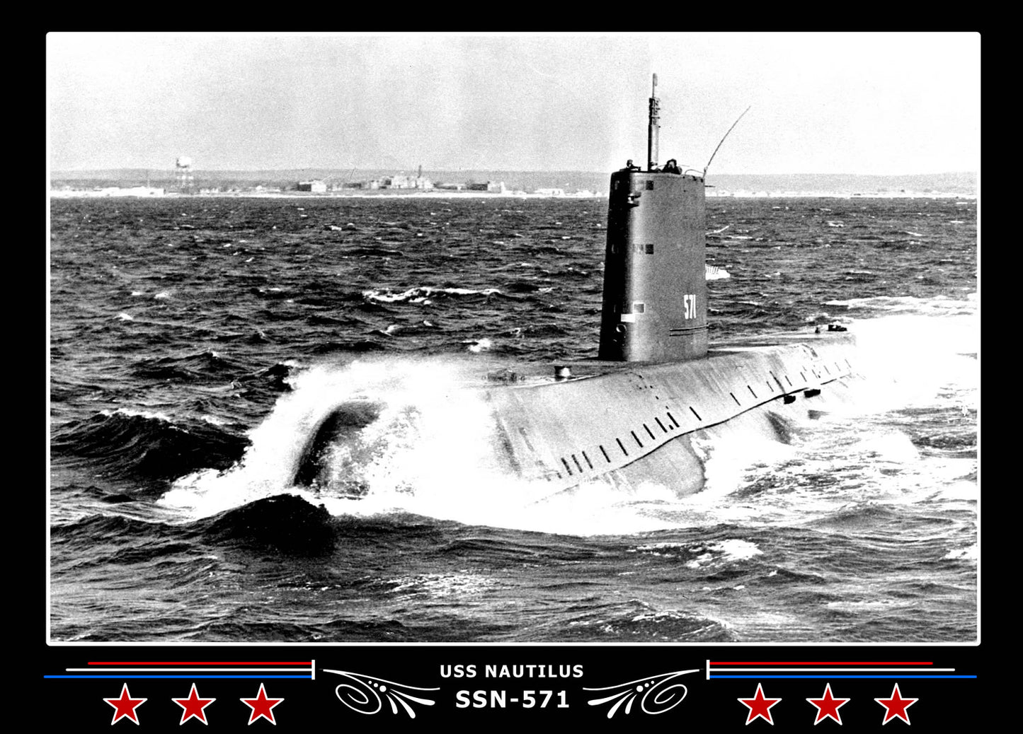 USS Nautilus SSN-571 Canvas Photo Print