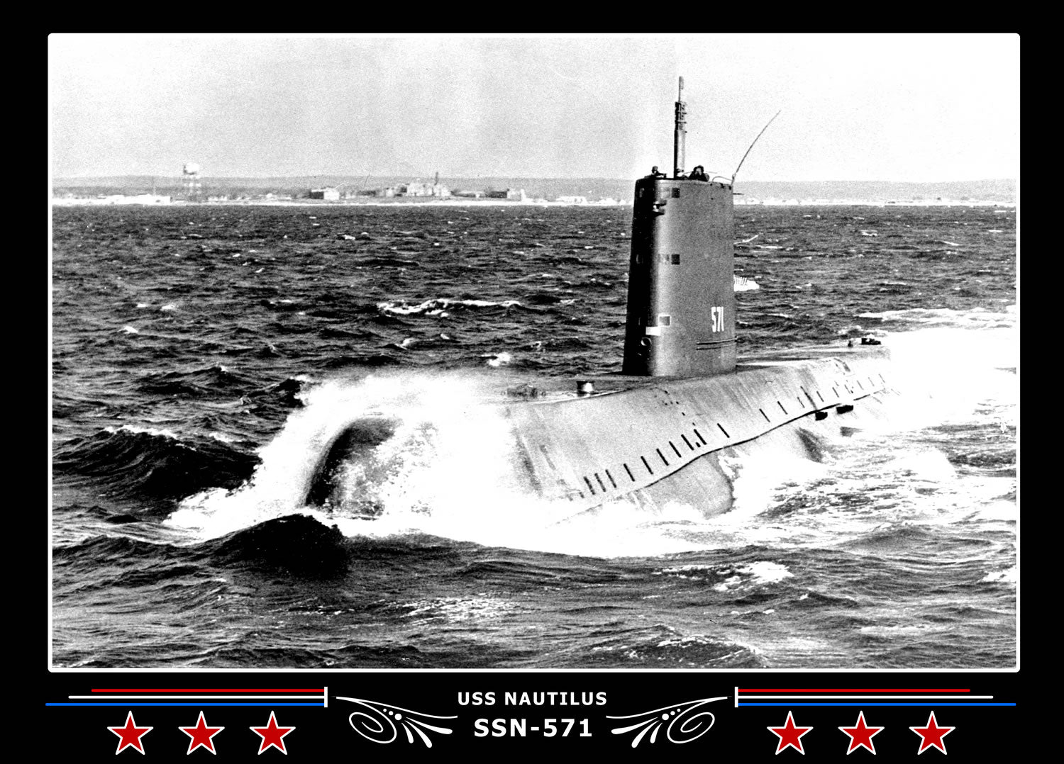 USS Nautilus SSN-571 Canvas Photo Print
