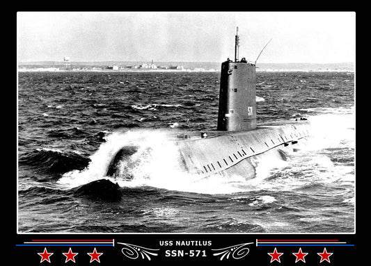 USS Nautilus SSN-571 Canvas Photo Print