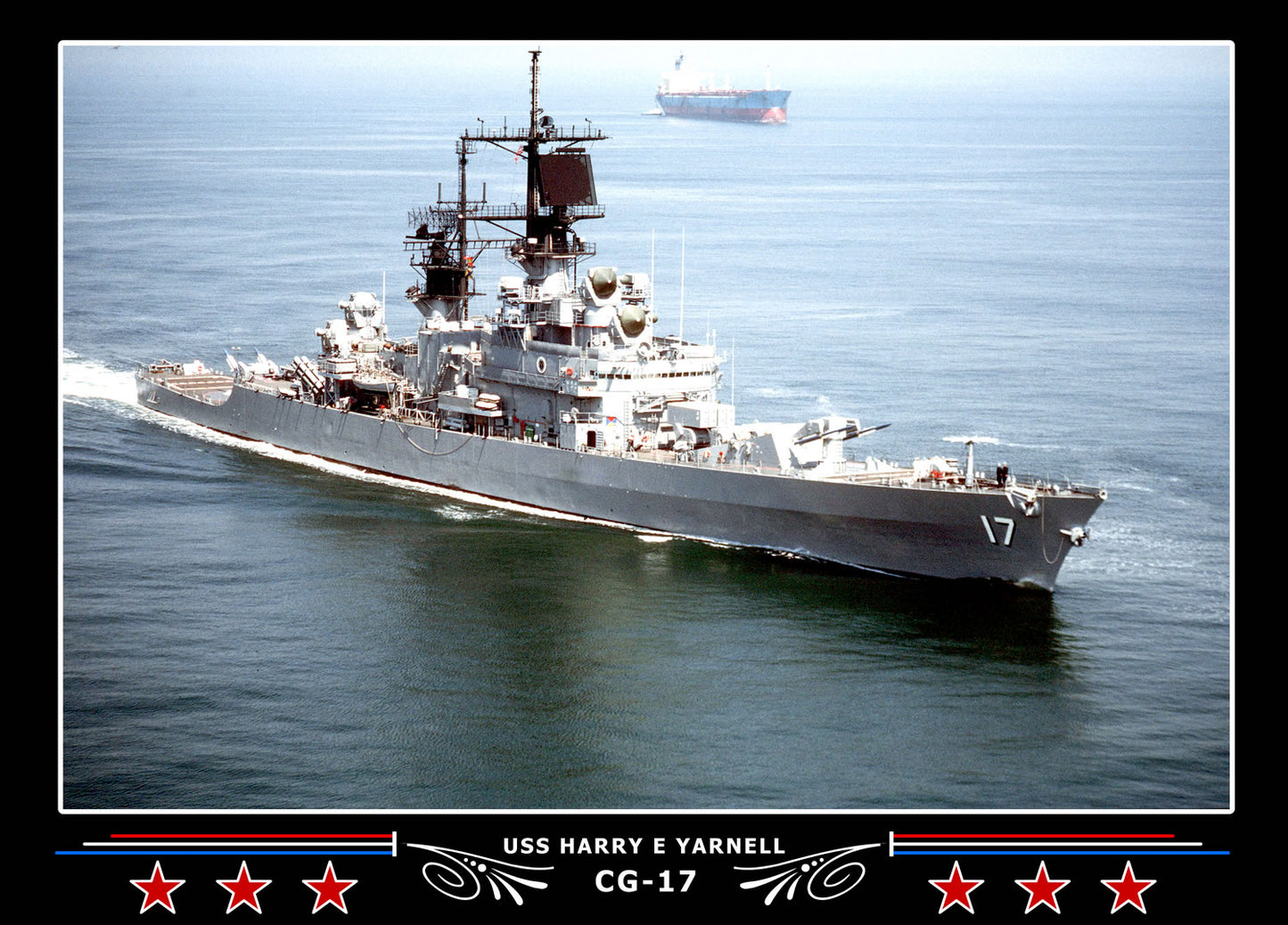 USS Harry E Yarnell CG-17 Canvas Photo Print