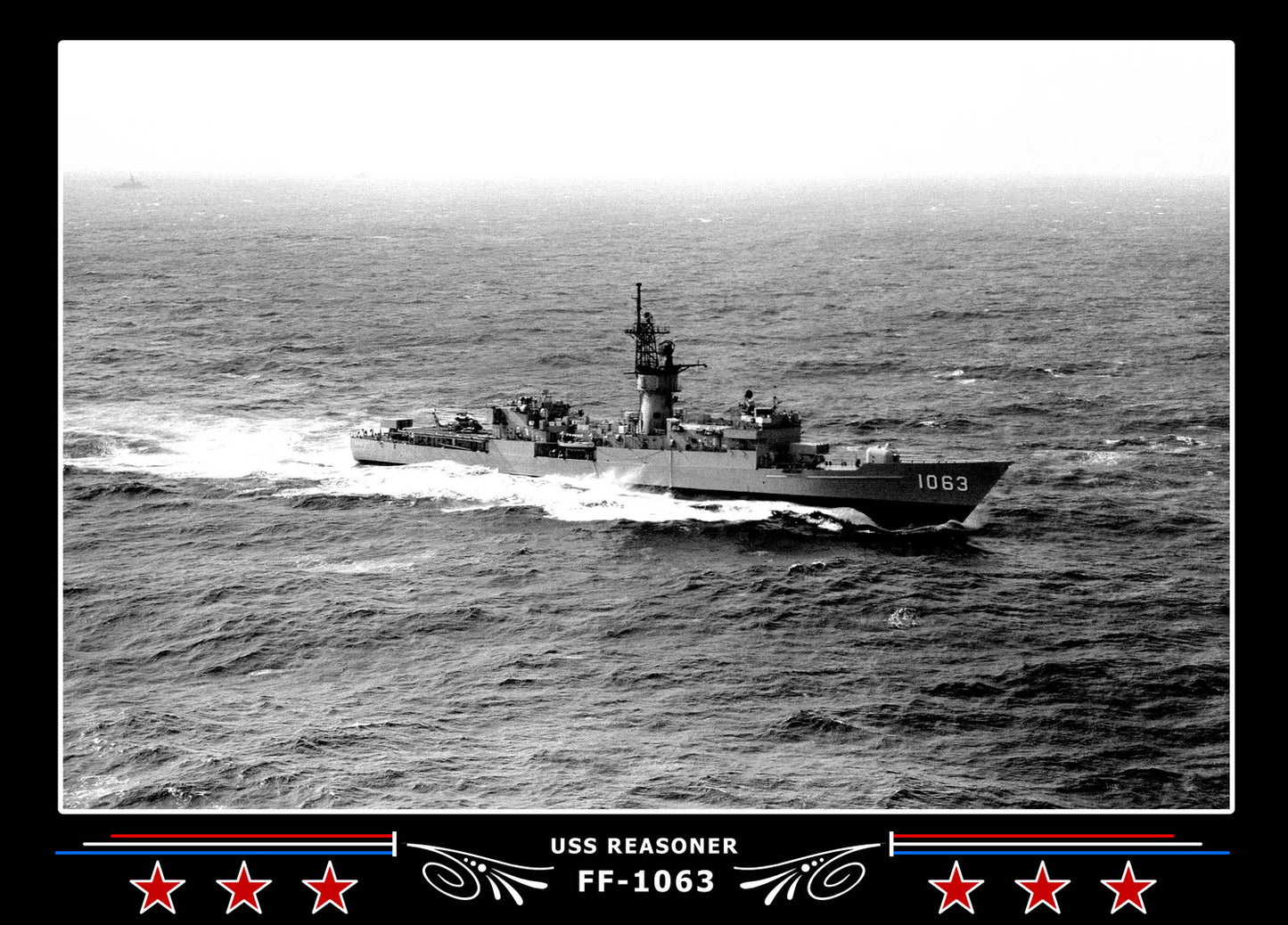 USS Reasoner FF-1063 Canvas Photo Print