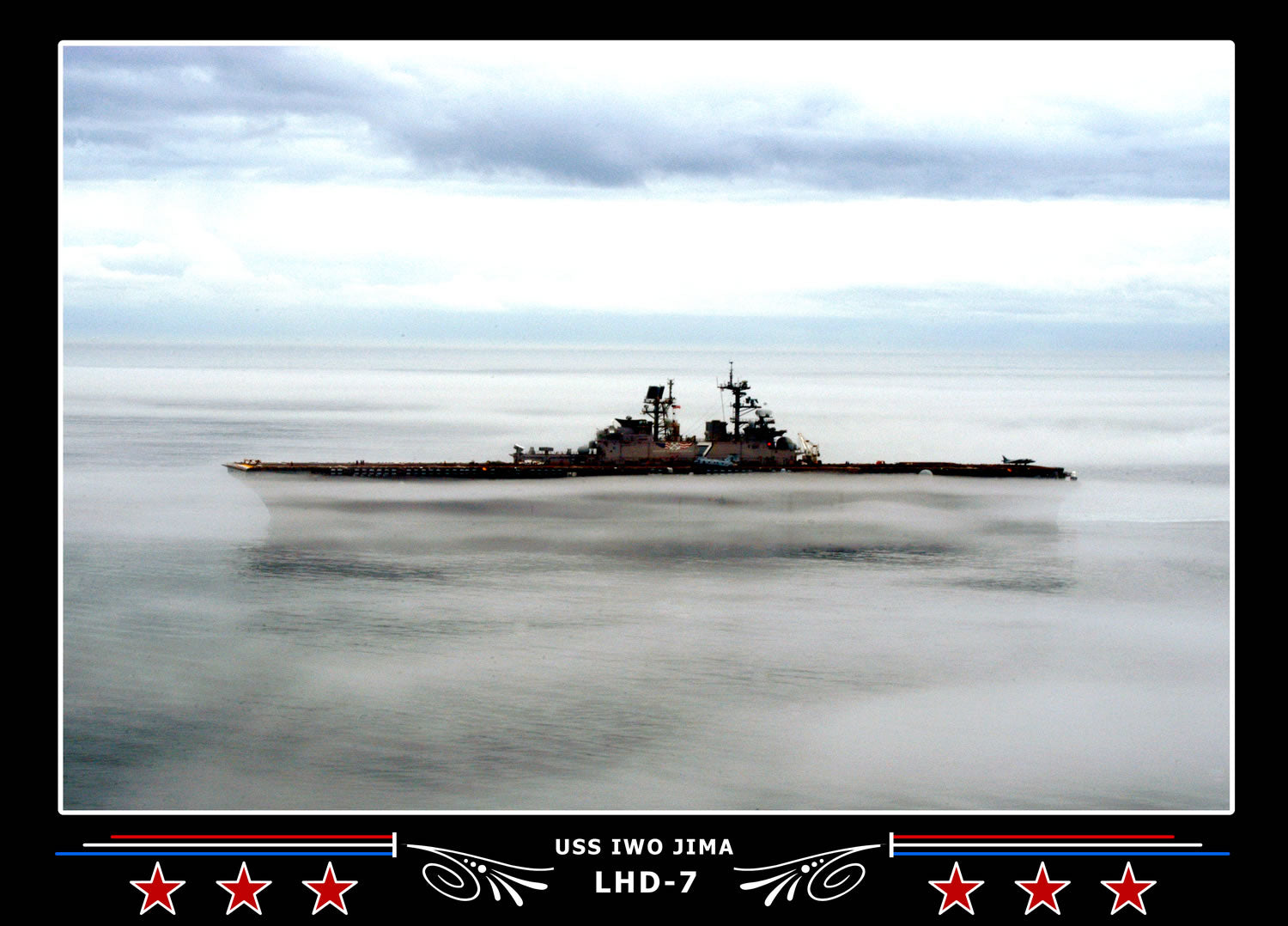 USS Iwo Jima LHD7 Canvas Photo Print