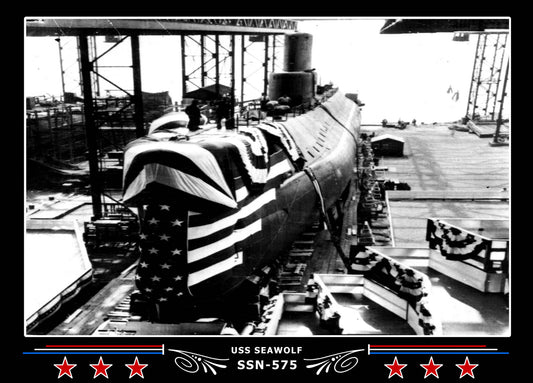 USS Seawolf SSN-575 Canvas Photo Print