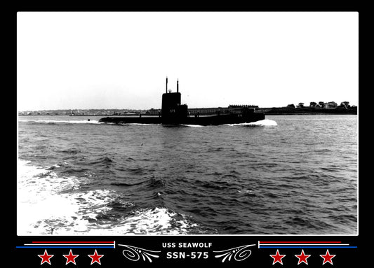 USS Seawolf SSN-575 Canvas Photo Print