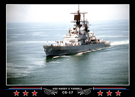 USS Harry E Yarnell CG-17 Canvas Photo Print