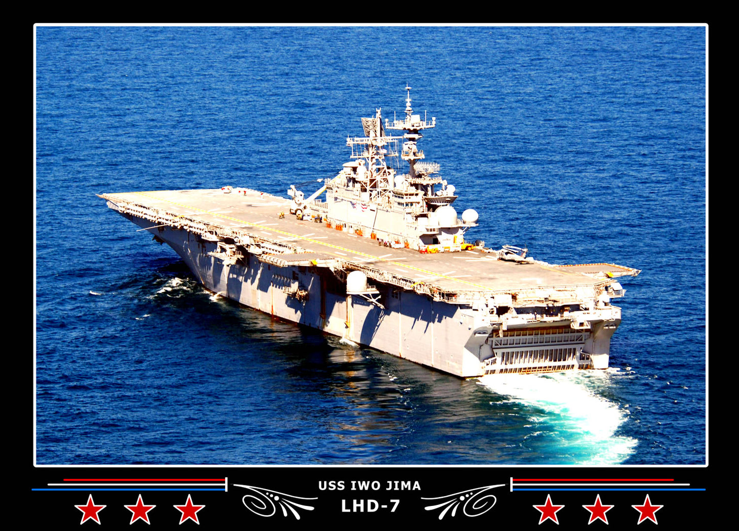 USS Iwo Jima LHD7 Canvas Photo Print