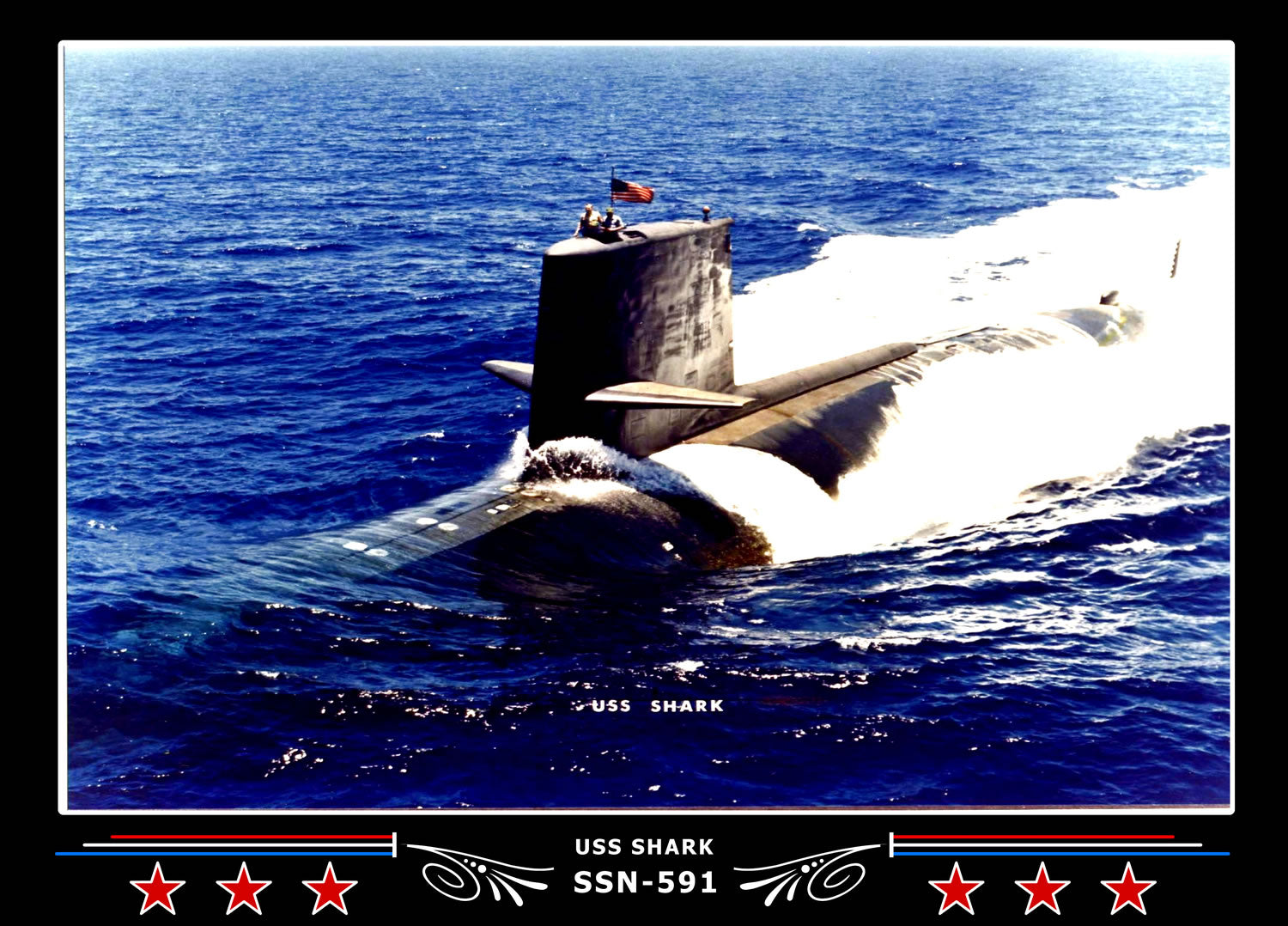 USS Shark SSN-591 Canvas Photo Print