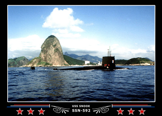 USS Snook SSN-592 Canvas Photo Print