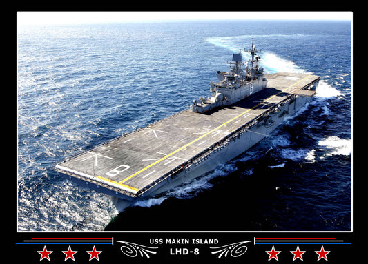 USS Makin Island LHD8 Canvas Photo Print