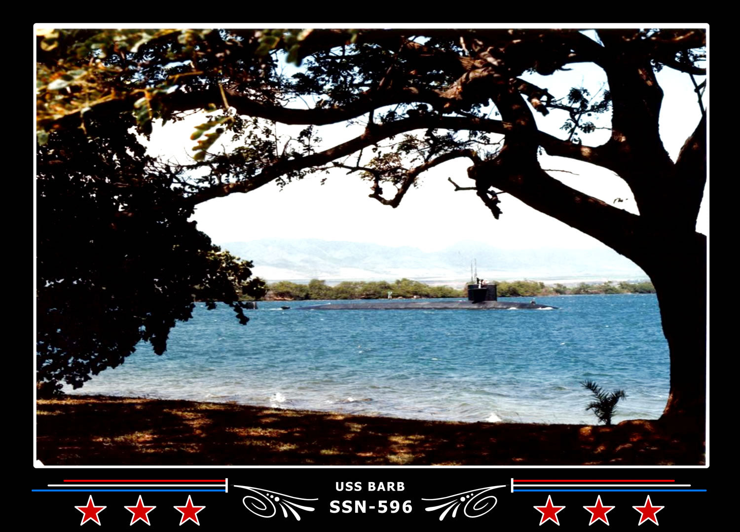 USS Barb SSN596 Canvas Photo Print Navy Emporium