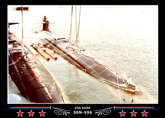 USS Barb SSN-596 Canvas Photo Print