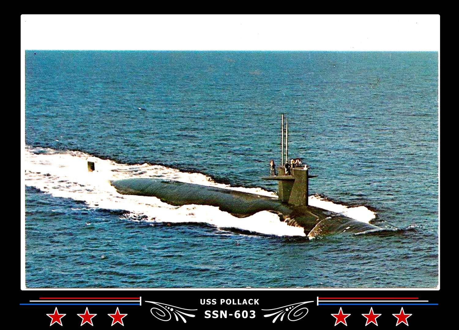 USS Pollack SSN-603 Canvas Photo Print